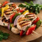 How do you cook Costco chicken kabobs?