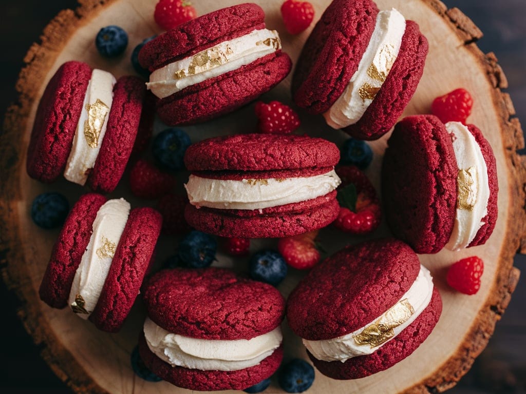 Red Velvet Cake Cookies