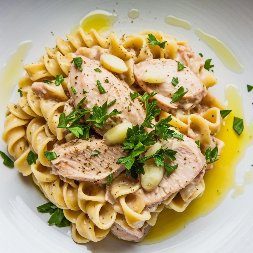 Garlic Parmesan Chicken Pasta