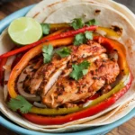 Slow cooker chicken fajitas