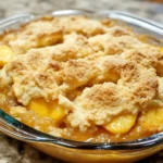 Peach Cobbler with Cake Mix