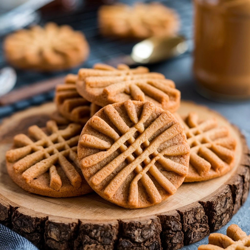 4 ingredient peanut butter cookies