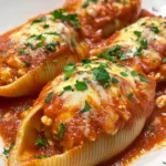 Chicken stuffed shells