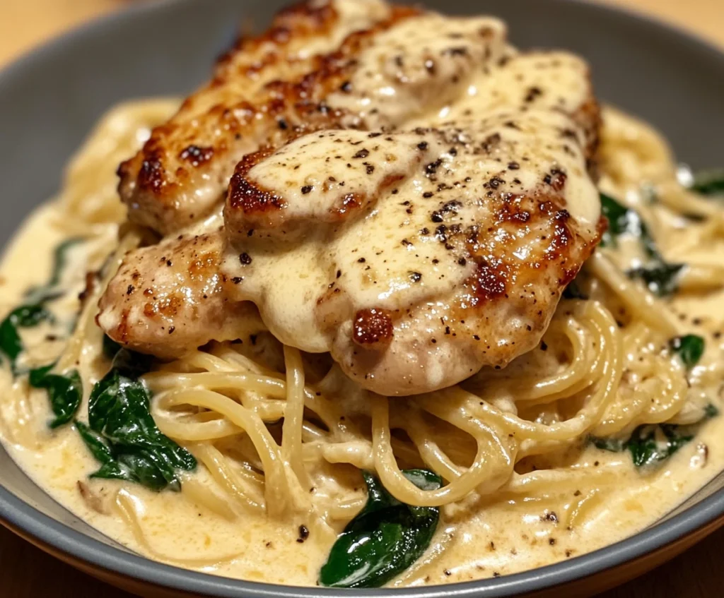 What is parmesan cream sauce made of?