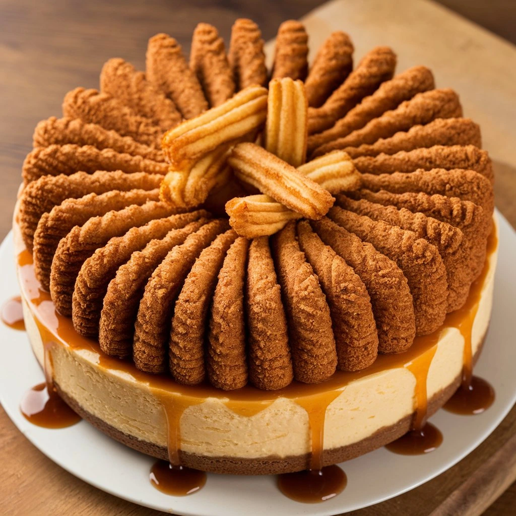 What is churro cheesecake made of