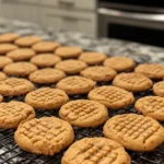 What are the basic ingredients for peanut butter cookies?