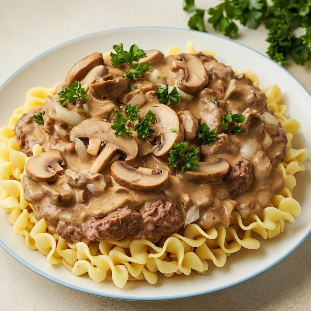 What to add to Hamburger Helper stroganoff to make it taste better?