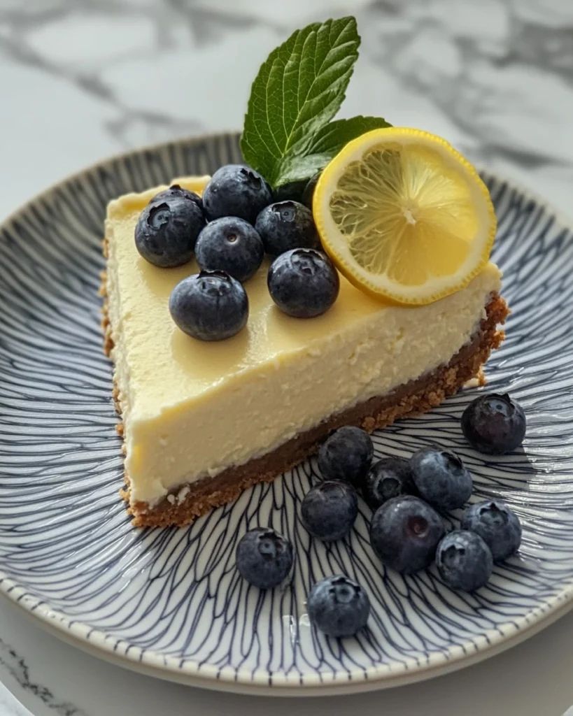 Does cheesecake contain lemon?