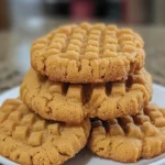 What are the ingredients in three ingredient peanut butter cookies?