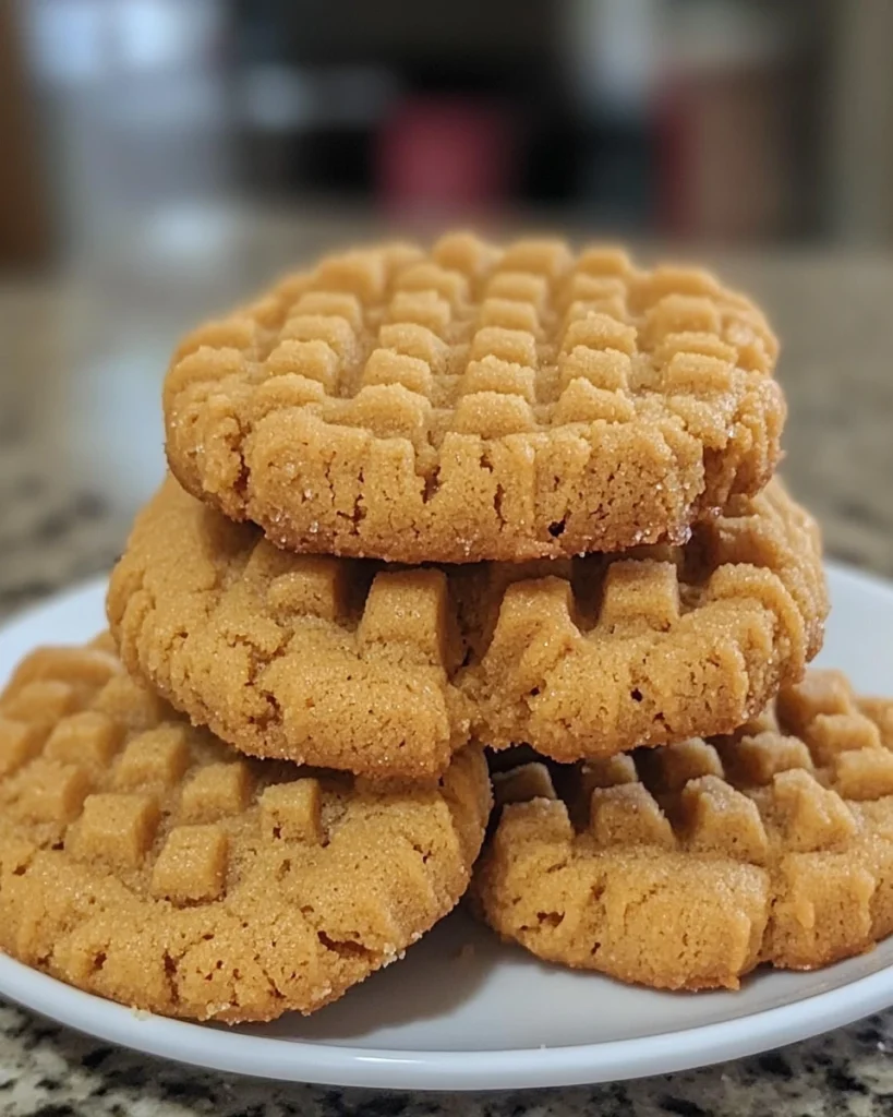 What are the ingredients in three ingredient peanut butter cookies?