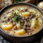 hamburger potato soup