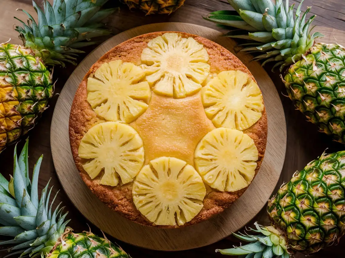 Can you leave pineapple cake out?