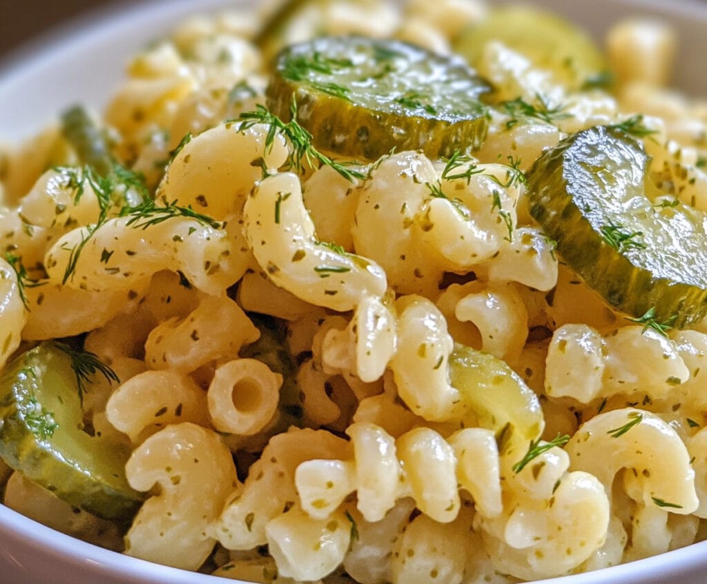 Dill Pickle Pasta Salad