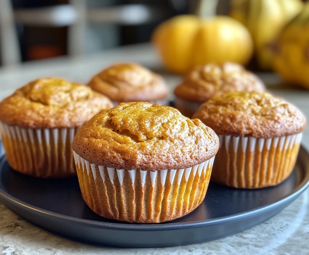 pumpkin banana muffins