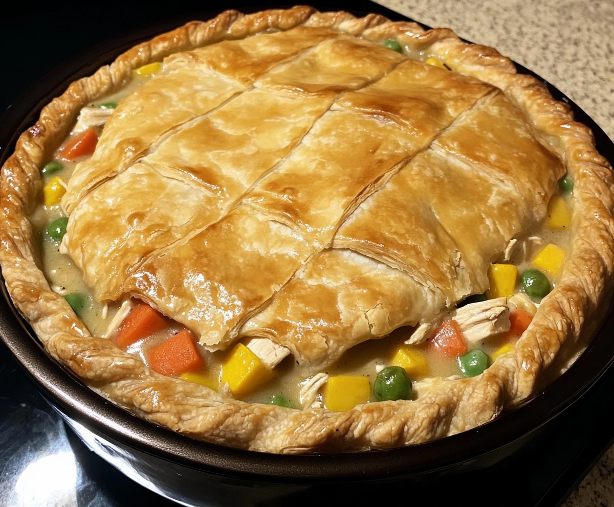 How to keep the bottom crust of chicken pot pie from getting soggy