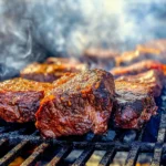 Smoking beef chuck roast for tacos