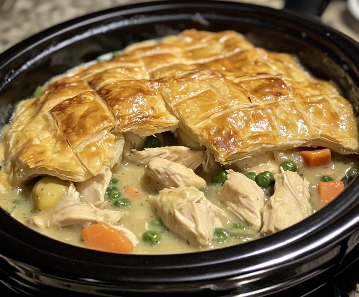 Chicken Pot Pie en Crock-Pot