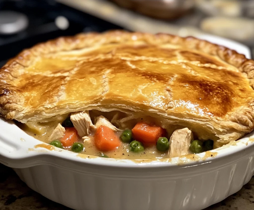 Why does my chicken pot pie get watery?