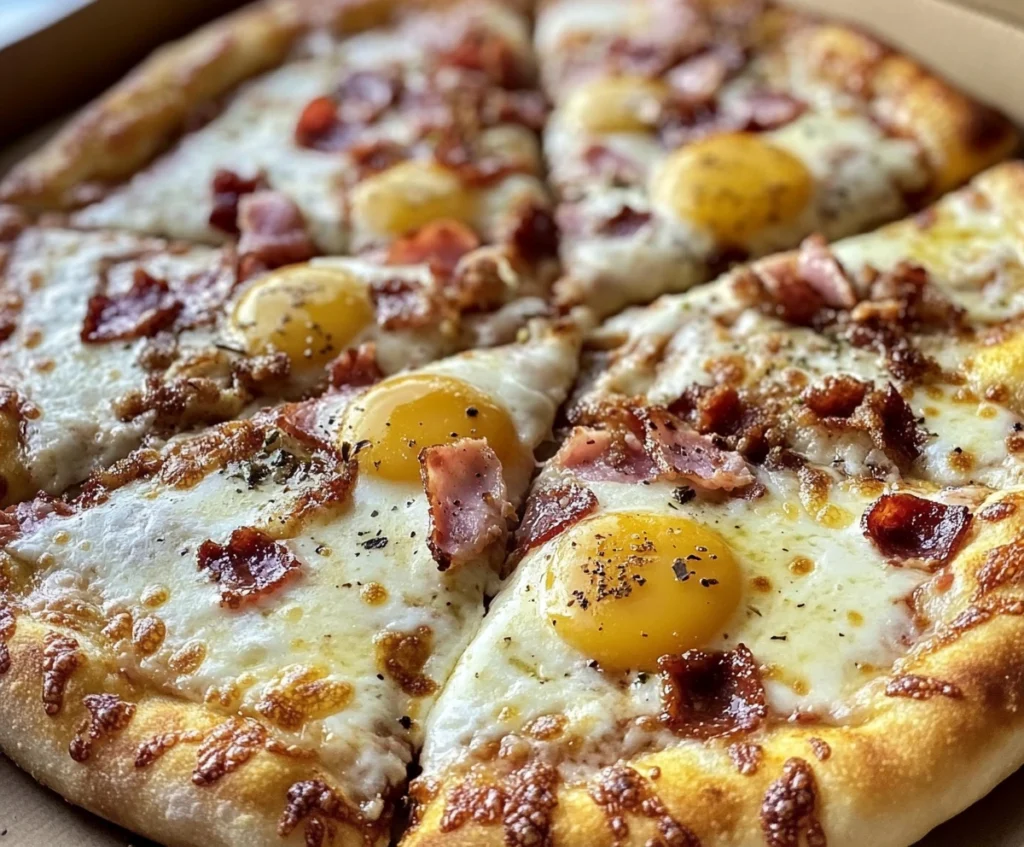 What Does Breakfast Pizza Contain?