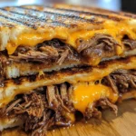 Shredded Beef Grilled Cheese Taco